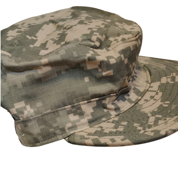 Digital ACU Camo Patrol Cap, Size 7-1/4, Ripstop, Bernard Cap Co., EUC - Picture 1 of 6